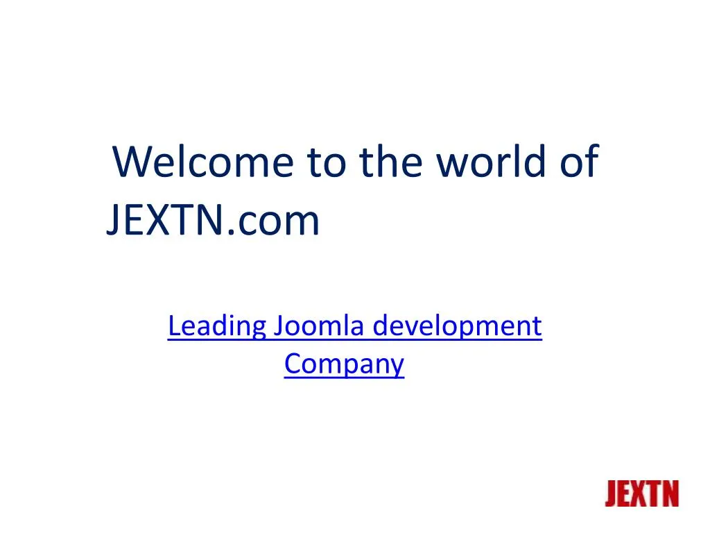 welcome to the world of jextn com