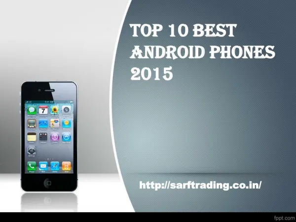 Top 10 android smartphones 2015