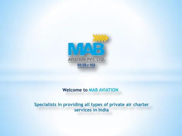 Hire Helicopter In Mumbai or Other Regions With Ease At MAB Aviation Pvt Ltd