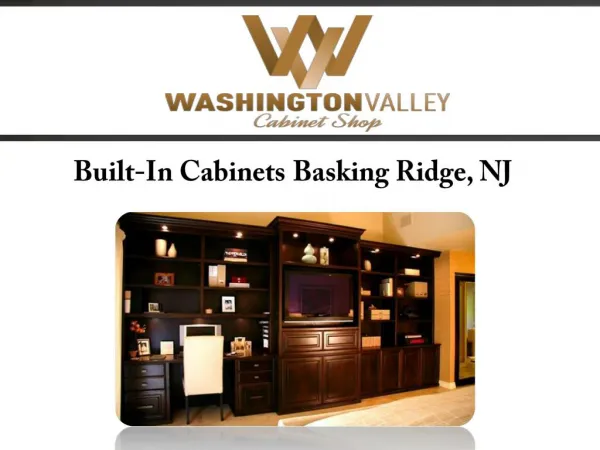 Built-In Cabinets Basking Ridge, NJ
