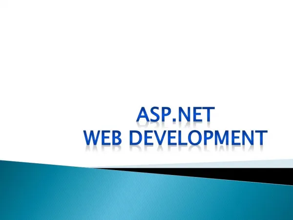 ASP.NET Web Development company