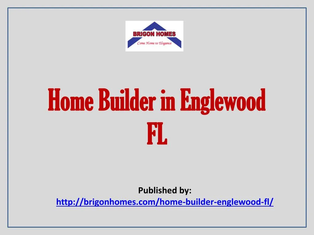 home builder in englewood fl