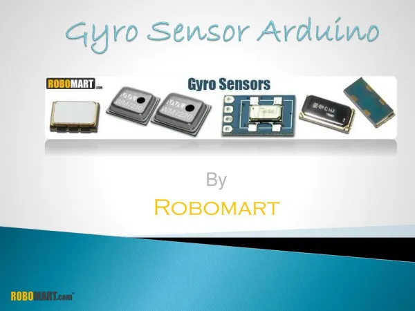 Gyro Sensor Arduino - Robomart