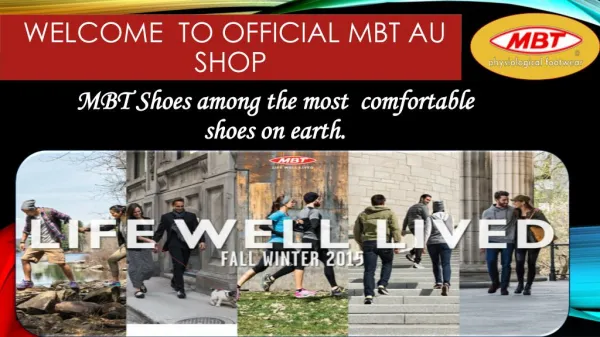 MBT Mens Footwear Collection