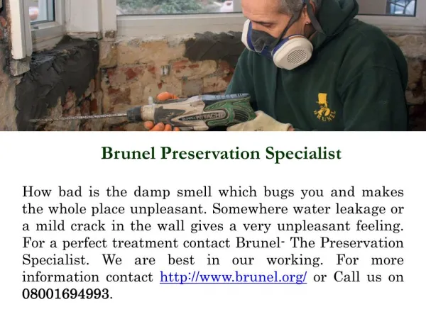 Brunel Preservation Specialist