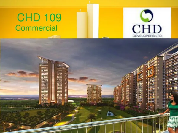 CHD 109 Commercial New Project Gurgaon – Call - 9818600027 for Booking