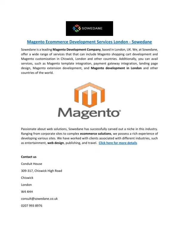 Magento-Ecommerce-Development-Services-London-Sowedane