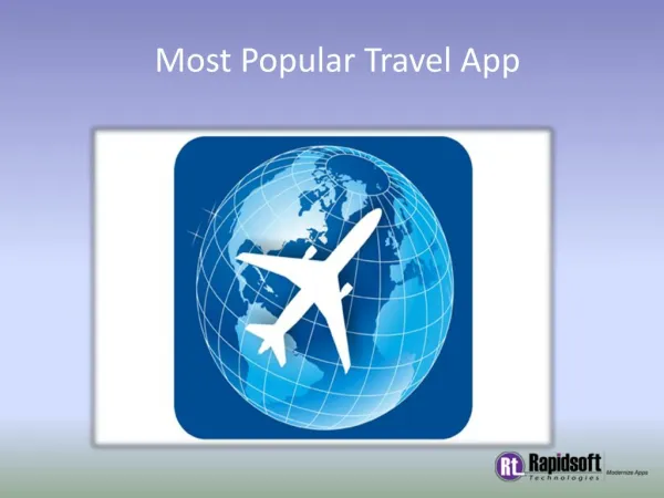 Most Popular Travel App