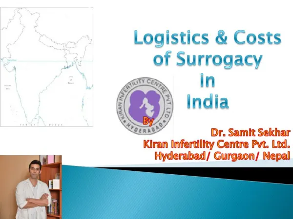 logistics and costs of surrogacy in india