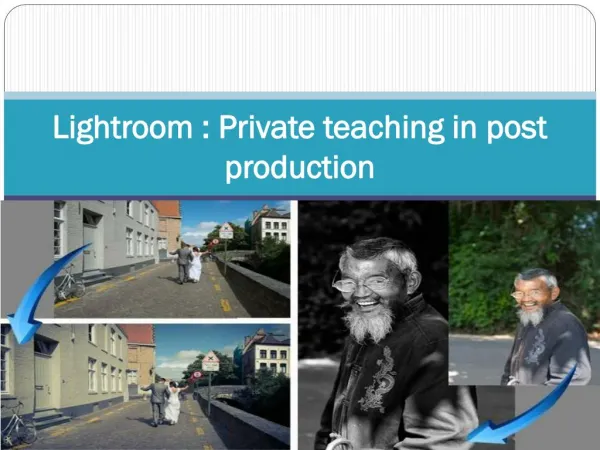 Lightroom Private teaching in post production