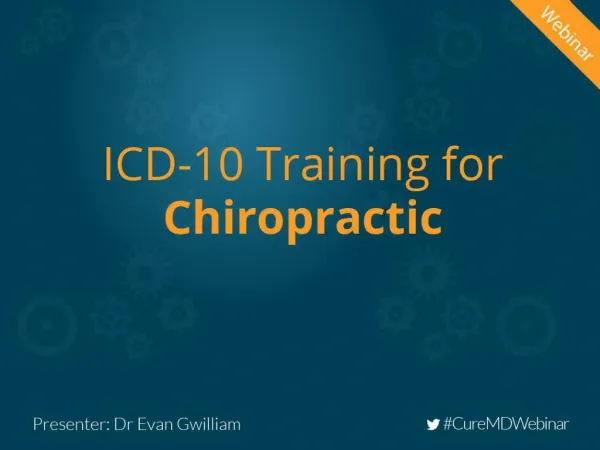 ICD-10 Training For Chiropractic