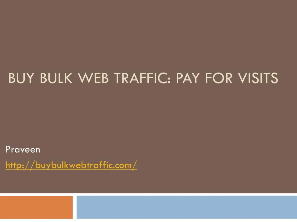 buy bulk web traffic pay for visits