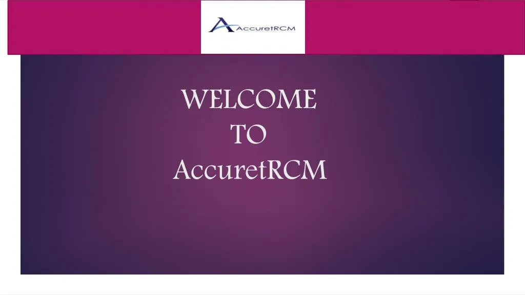welcome to accuretrcm