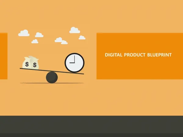 Digital product blueprint program