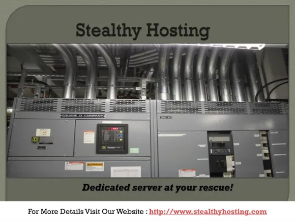 Dedicated Servers - Cheap dedicated servers - Stealthy Hosting