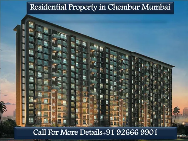 @9266629901- Residntial Property in Chembur Mumbai