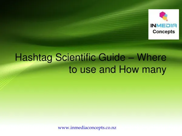 Hashtag Scientific Guide – Where to use and How many