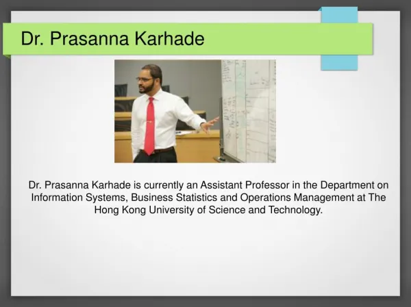 Dr. Prasanna Karhade