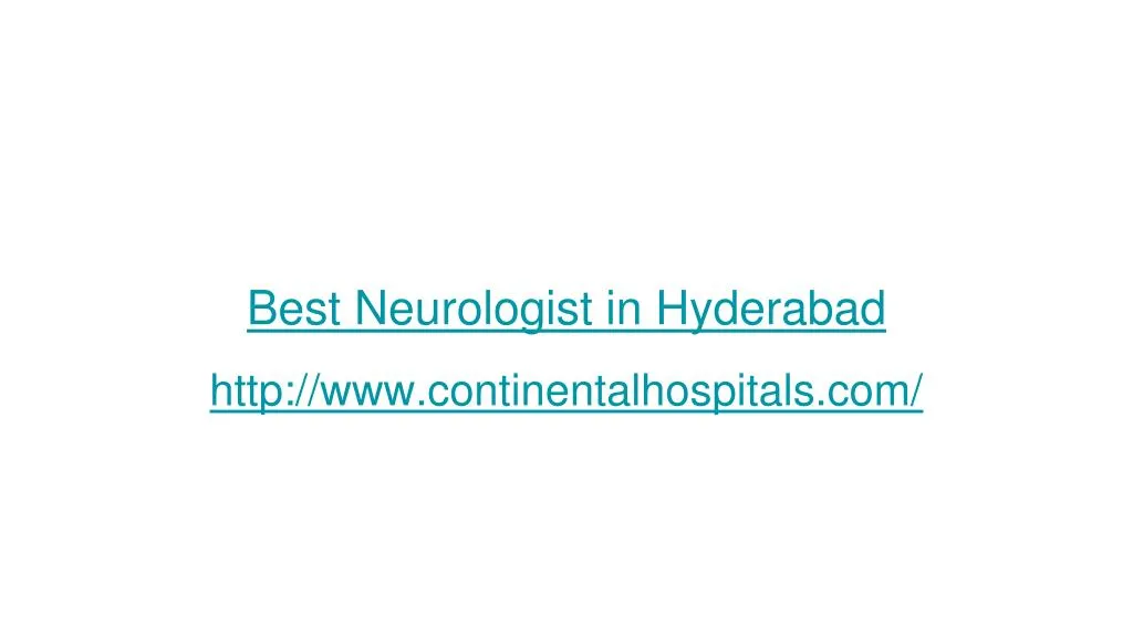 best neurologist in hyderabad