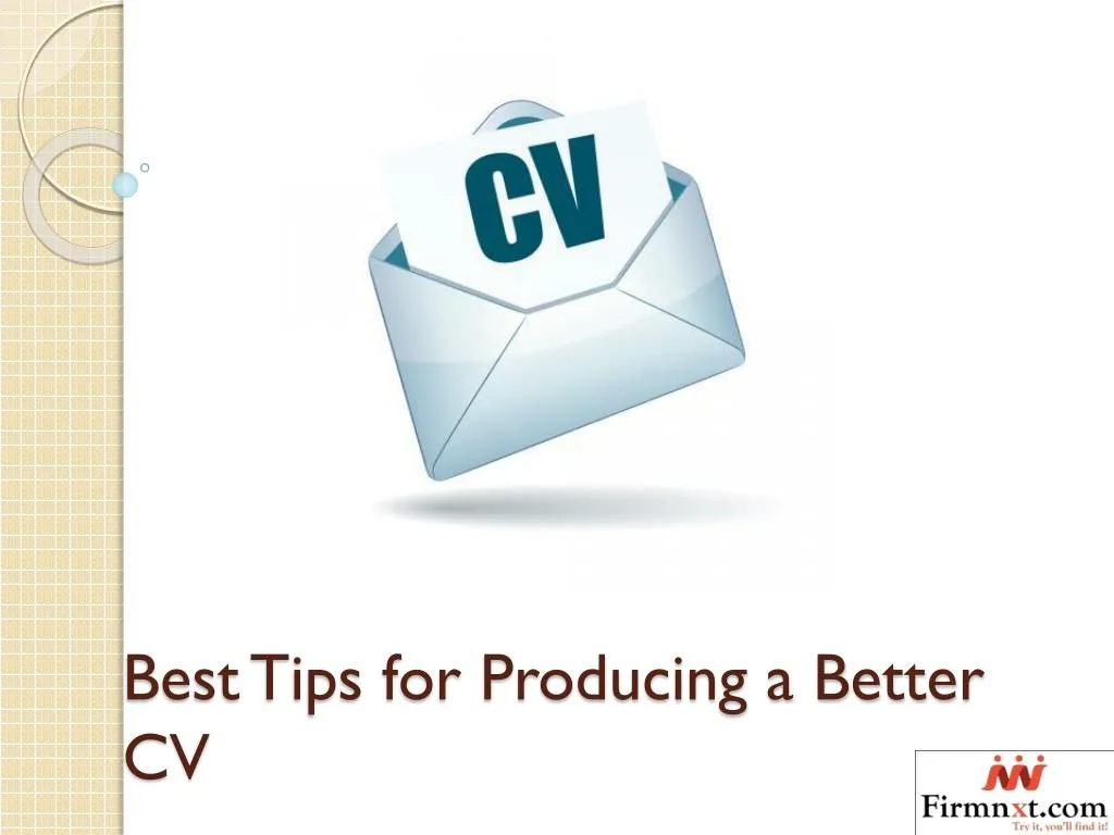 best tips for producing a better cv