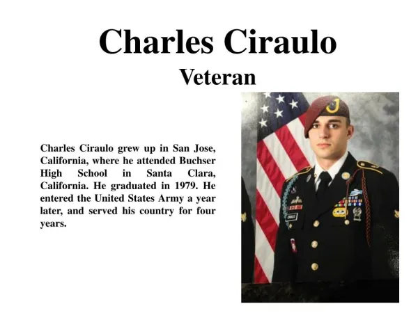 Charles Ciraulo – Veteran
