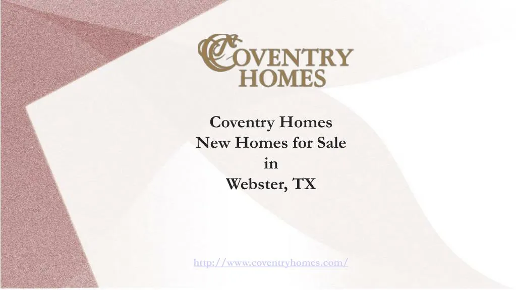 coventry homes new homes for sale in webster tx http www coventryhomes com