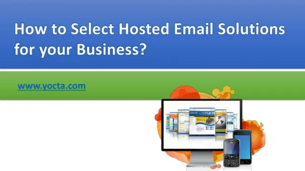 How to Select Hosted Email Solutions for your Business?