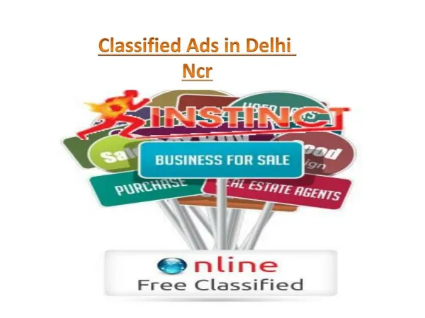Classified Ads in Delhi Ncr