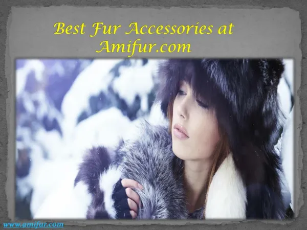 Best Fur Accessories at Amifur.com