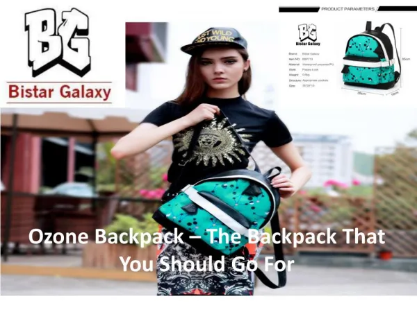Ozone Backpack – The Backpack That You Should Go For