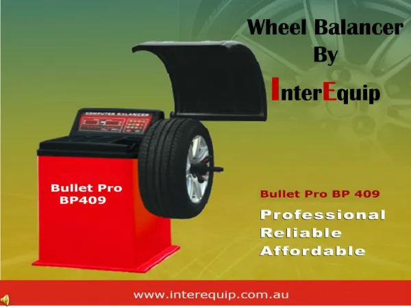 Bullet Pro Wheel Balancer By Interequip