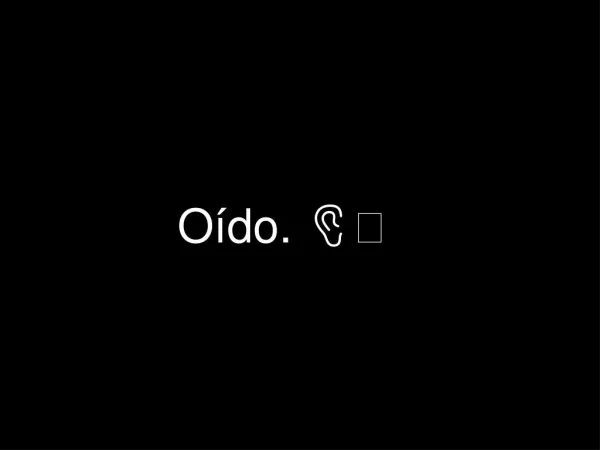oído.
