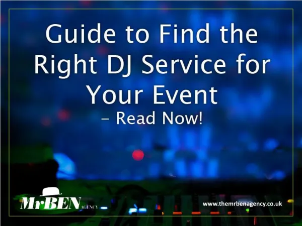 The Best DJ Agency in London – Guide to Choose!