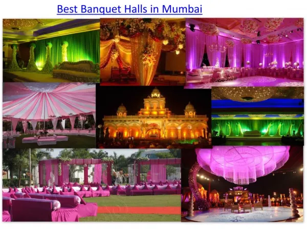 Best Banquet Halls in Mumbai