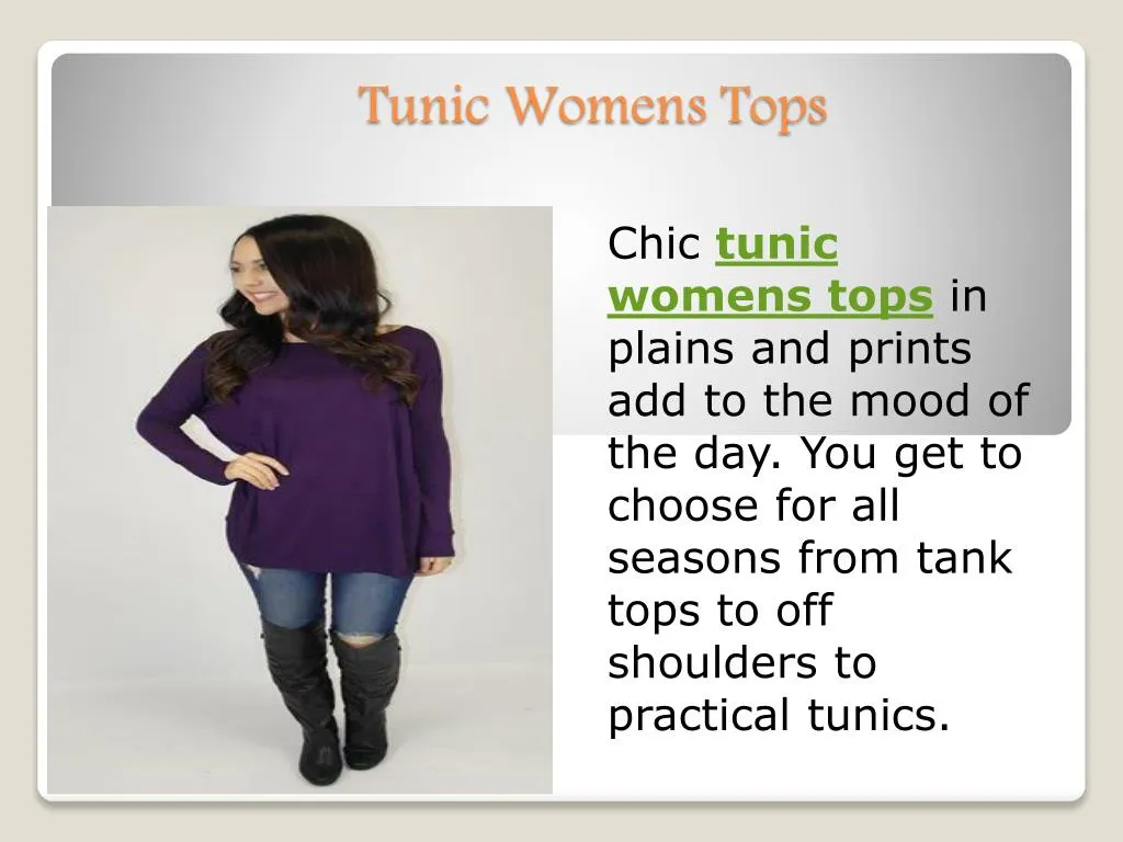 tunic womens tops