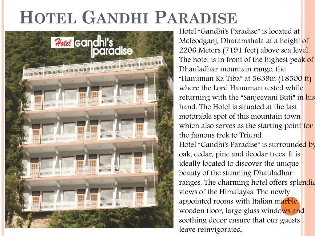 hotel gandhi paradise