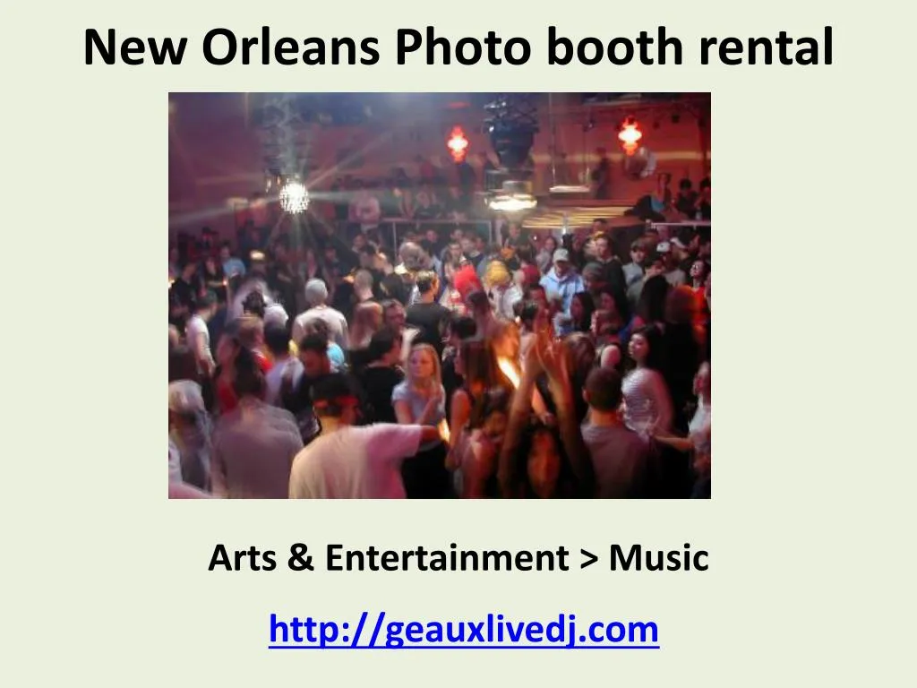 new orleans photo booth rental