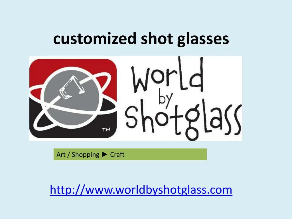 customized shot glasses