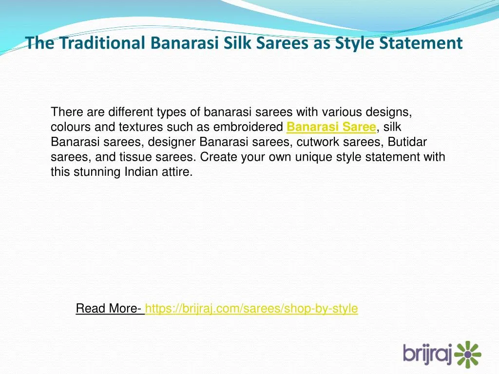 the traditional banarasi silk sarees as style statement