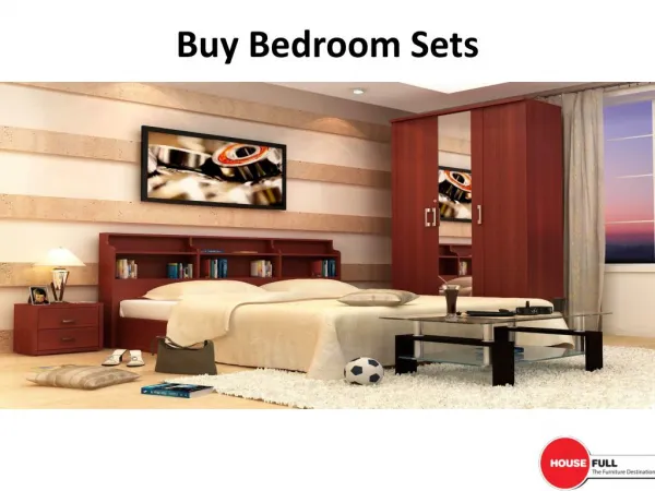 Buy Bedroom Furniture Set online in India at Housefull.co.in