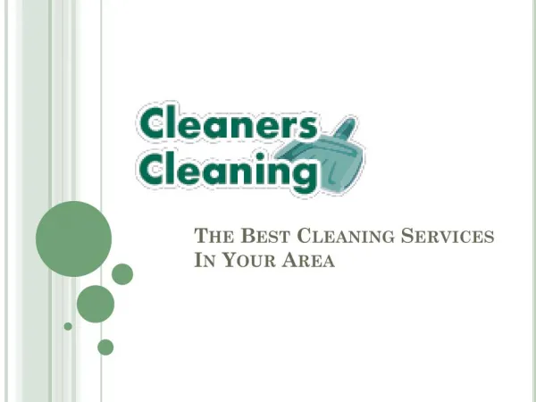 The Cleaning Help You Need