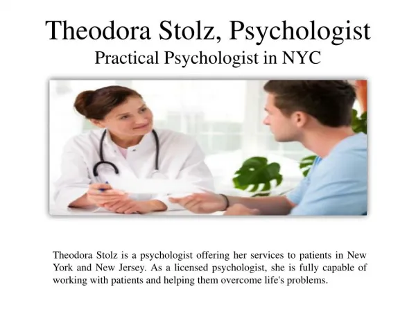 Theodora stolz psychologist practical psychologist in nyc
