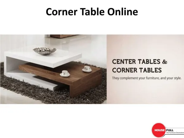 Buy Center Table & Corner Table Online in India at Housefull.co.in