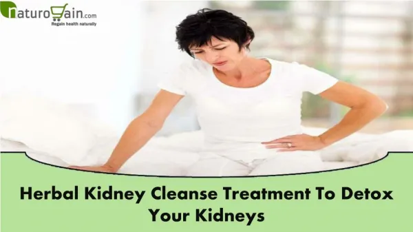 Herbal Kidney Cleanse Treatment To Detox Your Kidneys
