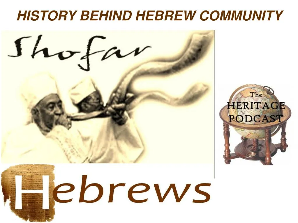history behind hebrew community