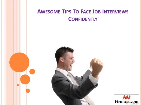 Awesome Tips to Face Job Interviews Confidently