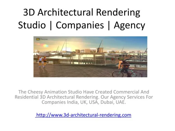 3D Architectural Rendering Studio | Companies | Agency