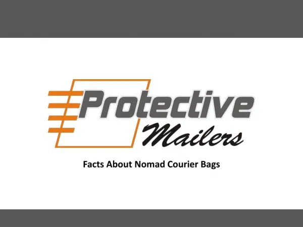 Facts About Nomad Courier Bags