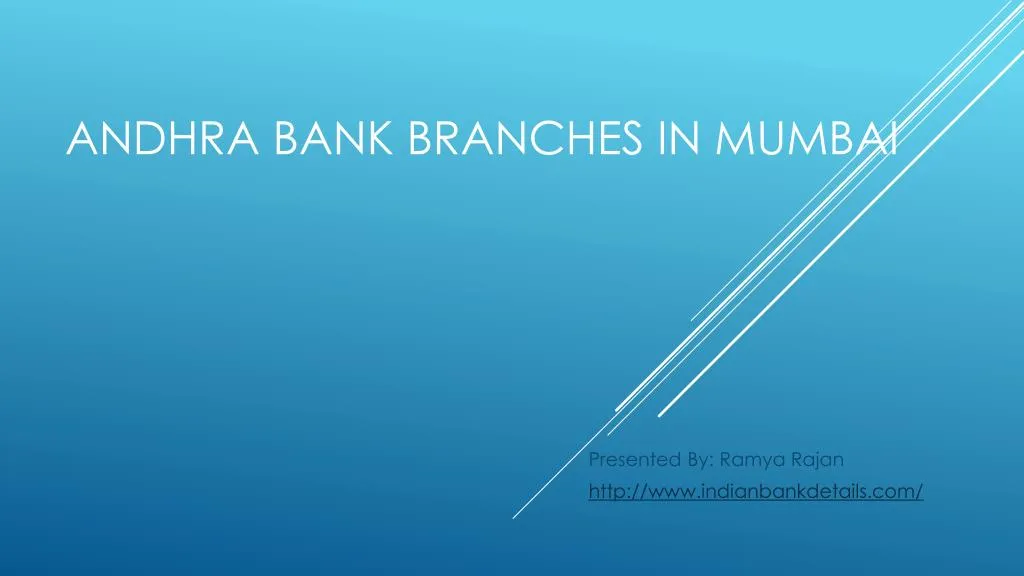 andhra bank branches in mumbai