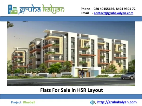 Flats For Sale in HSR Layout